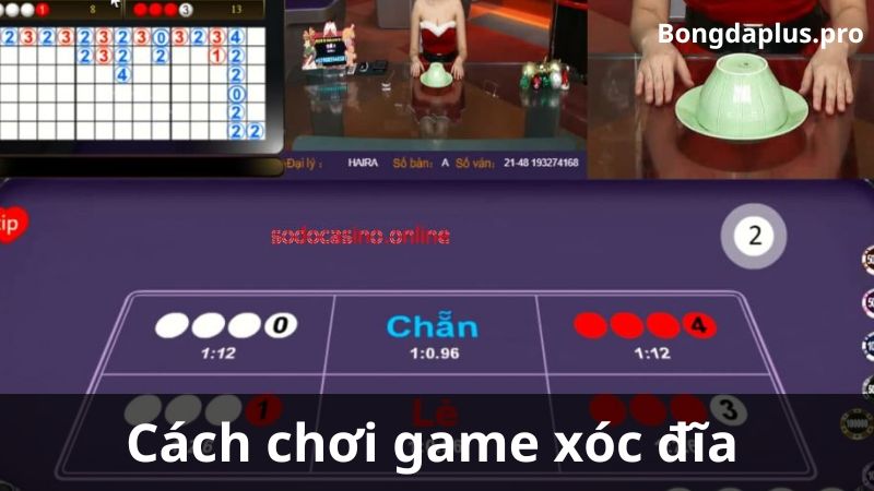 Cách chơi game xóc đĩa